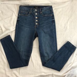 Banana Republic high rise skinny jeans
